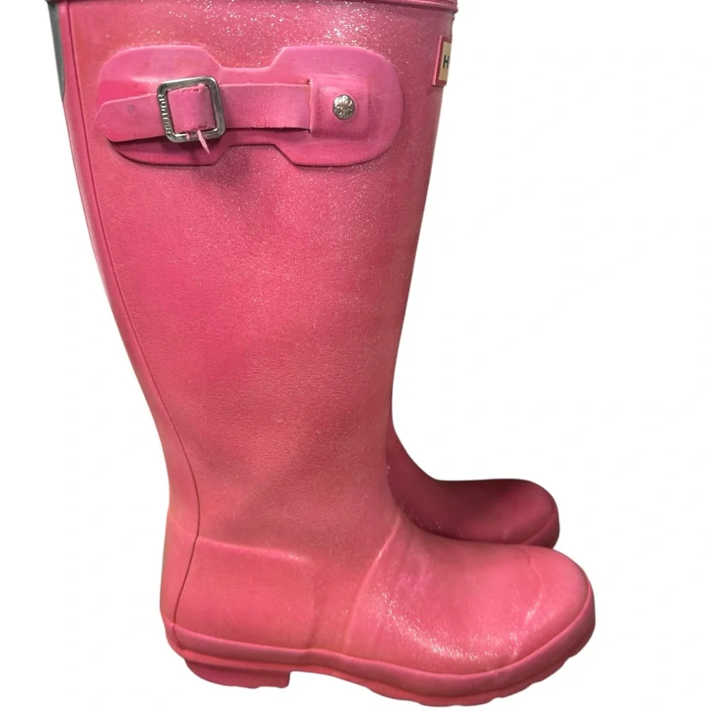 Pink Kids Hunter Tall Rainboots